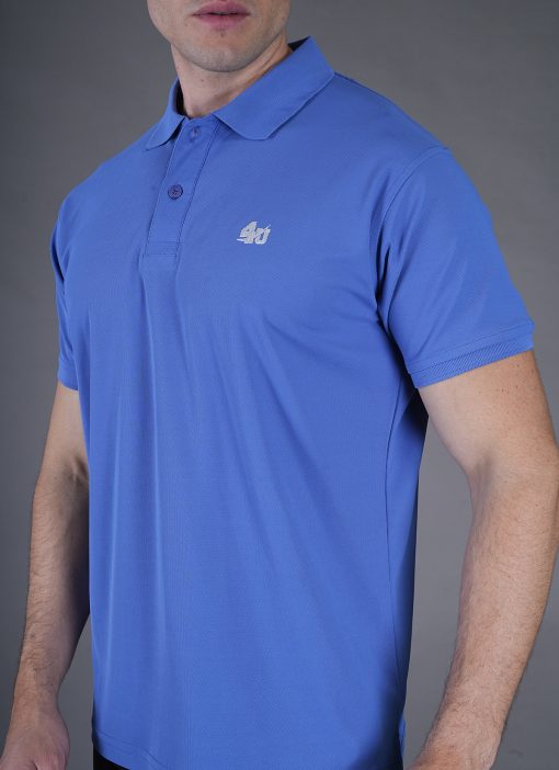 Sapphire Collar Neck T-Shirt for Men |  Half Sleeve, Regular Fit - Image 3